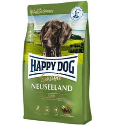 Сухой корм для собак средних и крупных пород с чувствительным пищеварением Happy Dog Sensible Neuseeland, с ягненком, 12,5 кг (3534)