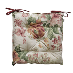 Подушка для стільця Прованс Глорія 40х40 см, троянда (14556)