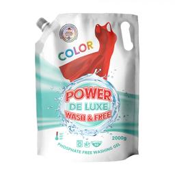 Гель для прання кольорових речей Power De Luxe, 2 л (600742)