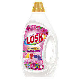 Гель для прання Losk Колор Ароматерапія Ефірні масла та аромат Малазійської квітки, 1.26 л