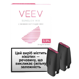 Картридж для POD систем Veev Sunglow Mix 3,5%, 1,5 мл, 2 шт. (907942)