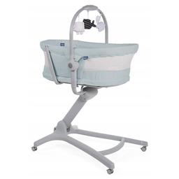 Ліжечко-стульчик для годування Chicco Baby Hug Air 4в1, бірюзовий (79193.24.00)