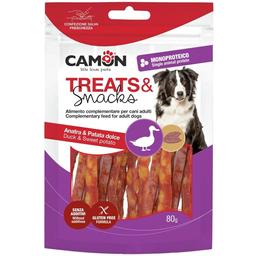 Ласощі для собак Camon Treats & Snacks Палички з качки та батату 80 г