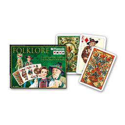 Карты игральные Piatnik Фольклор, 2 колоды, 110 карт (PT-216947)