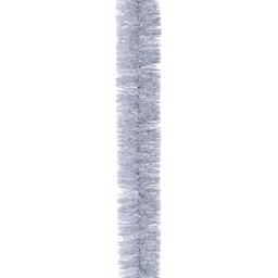 Мишура Novogod'ko 5 см 2 м серебро с белыми кончиками (980391)