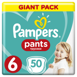 Підгузки-трусики Pampers Pants Extra Large 6 (15+ кг), 50 шт.