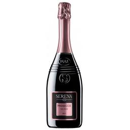 Вино игристое Serena 1881 Prosecco DOC Rose Brut Millesimato, розовое, брют, 11%, 0,75 л