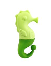 Игрушка для ванны Baby Team Морской конек, силикон, зеленый (9019)