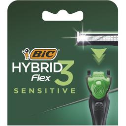 Змінні картриджі для гоління BIC Hybrid 3 Flex Sensitive, 4 шт.