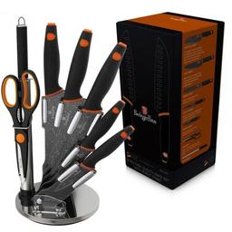 Набір ножів Berlinger Haus, 8 предметів, червоний з оранжевим (BH 2117)