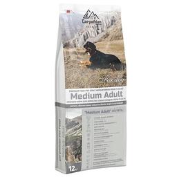 Сухой корм для взрослых собак средних пород Carpathian Pet Food Medium Adult с курицей и палтусом, 12 кг
