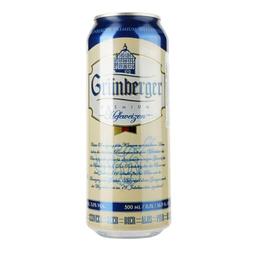 Пиво Grunberger Hefeweizen светлое, 5%, ж/б, 0.5 л