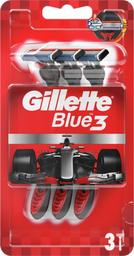 Бритви одноразові Gillette Blue 3, 3 шт, Red