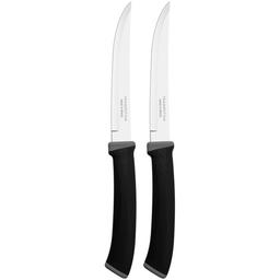 Набор ножей Tramontina Felice для стейков, гладкий, черный, 12,7 см (23493/205)