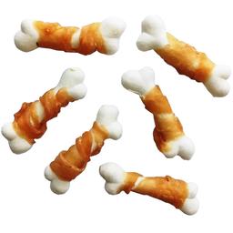Ласощі для собак Кронтес, кальцієві кісточки з куркою, 250 г