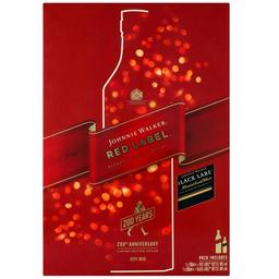 Віскі Johnnie Walker Red Label Blended Scotch Whisky, 40%, 0,7 л + Віскі Johnnie Walker Black Label, 40%, 0,2 л