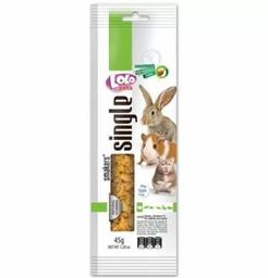 Лакомство для грызунов и кроликов Lolopets Smakers, с овощами, 540 г (12 упаковок по 45 г) (LO-73131)