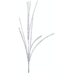 Декоративна гілочка Lefard 69 см срібляста (801-316)