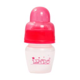 Бутылочка для кормления Lindo, с силиконовой соской, 40 мл, розовый (LI 100 роз)