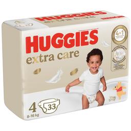 Підгузки Huggies Extra Care Jumbo 4 (8-16 кг), 33 шт.