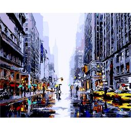 Картина за номерами ZiBi Art Line Нью-Йоркське таксі 40х50 см (ZB.64184)