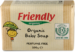 Дитяче органічне мило Friendly Organic Parfume Free, 100 г