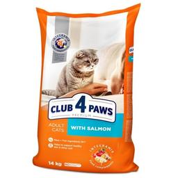 Сухой корм для кошек Club 4 Paws Premium, лосось, 14 кг (B4630501)