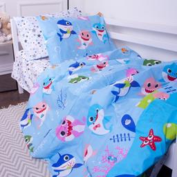 Комплект постельного белья MirSon Kids Time 17-0521 Sharks blue, детский
