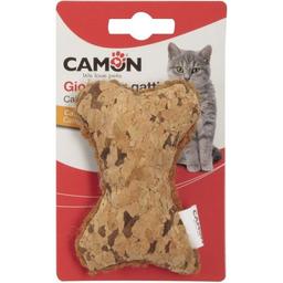 Игрушка для кошек Camon Косточка, с колокольчиком, с ароматом кошачьей мяты, 9,4 см, в ассортименте