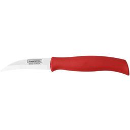 Нож для чистки овощей Tramontina Soft plus red, 7,6 см (23659/173)