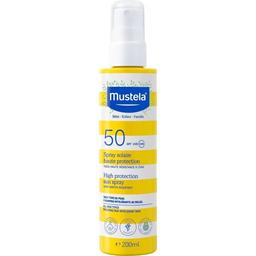 Солнцезащитный спрей Mustela Sun Spray SPF50+ 200 мл