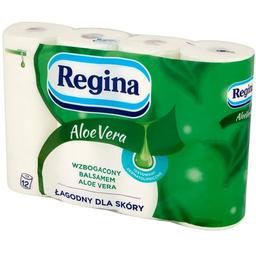Туалетная бумага Regina Aloe Vera FSC Алоэ Вера трехслойная 12 рулонов