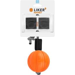 Мячик Liker Magnet 9 с комплектом магнитов, 9 см, оранжевый (6291)
