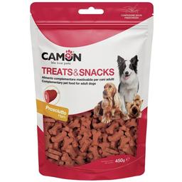 Ласощі для собак Camon Treats & Snacks Кісточки з шинкою, 450 г
