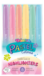 Маркери CoolPack Пастель, 6 кольорів, 6 шт. (84965PTR)