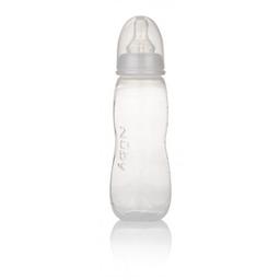 Пляшечка поліпропіленова Nuby, стандартне горлечко, середній потік, 240 мл, білий, 0+ (1158)