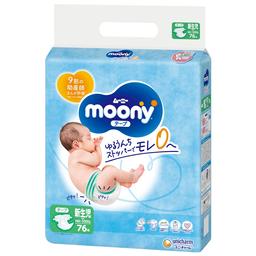 Підгузки дитячі Moony NB 0-5 кг, 76 шт. (4903111137800)