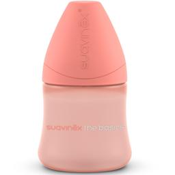 Пляшечка для годування Suavinex Basics, 150 мл, рожева, 2 шт. (307605/2)
