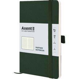 Книга записна Axent Partner Soft Skin A5- в клітинку 96 аркушів темно-зелена (8616-23-A)