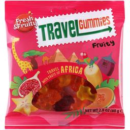Цукерки Wawel Travel Gummies Africa з фруктовим смаком 80 г (925514)