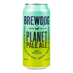 Пиво BrewDog Planet Pale, світле, 4,3%, з/б, 0,44 л (882279)