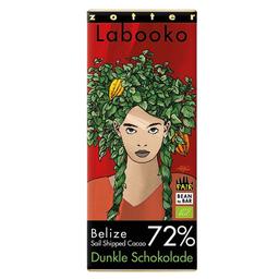 Шоколад чорний Zotter Labooko Belize 72% Dark Chocolate органічний 70 г (2 шт. х 35 г)