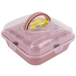 Контейнер для яиц Violet House Powder, розовый (0049 POWDER д/яиц 24)