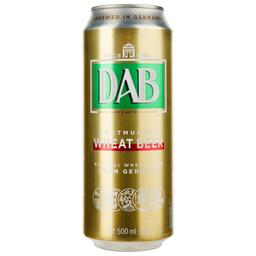 Пиво DAB Wheat Beer, світле, нефільтроване, 4,8%, з/б, 0,5 л