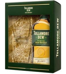 Віскі Tullamore Dew Original Irish Whiskey + 2 склянки в коробці, 40%, 0,7 л (567646)