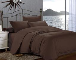 Комплект постельного белья Home Line, сатин люкс, 220х200 см, шоколадный (155266)