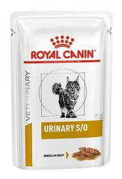 Влажный корм для взрослых кошек при заболеваниях нижних мочевыводящих путей Royal Canin Urinary S/O Feline, 85 г