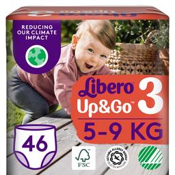 Подгузник трусики Libero Up&Go 3 (5-9 кг), 46 шт. (80051)