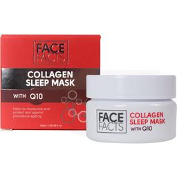 Ночная гель-маска Face Facts Collagen Sleep Mask With Q10 с коллагеном и коэнзимом Q10 50 мл