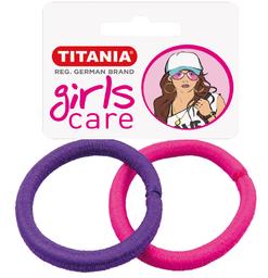 Набір резинок для волосся Titania, рожевий і фіолетовий, 6 шт. (7997 GIRL)